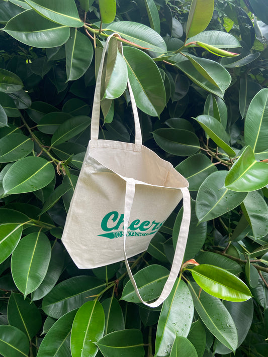 CHEERS TO SHOWING UP XL TOTE