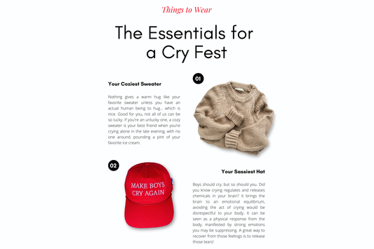 What’re Your Cry Fest Essentials?!